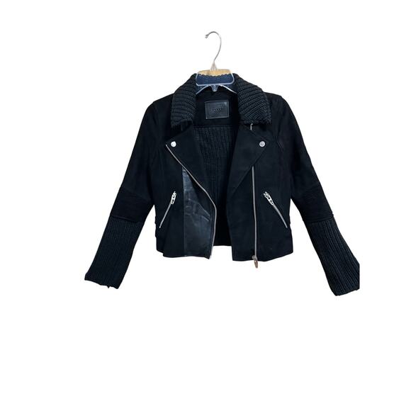 Blank NYC Black Jacket with leather trim - Women’s XS - Picture 3 of 7